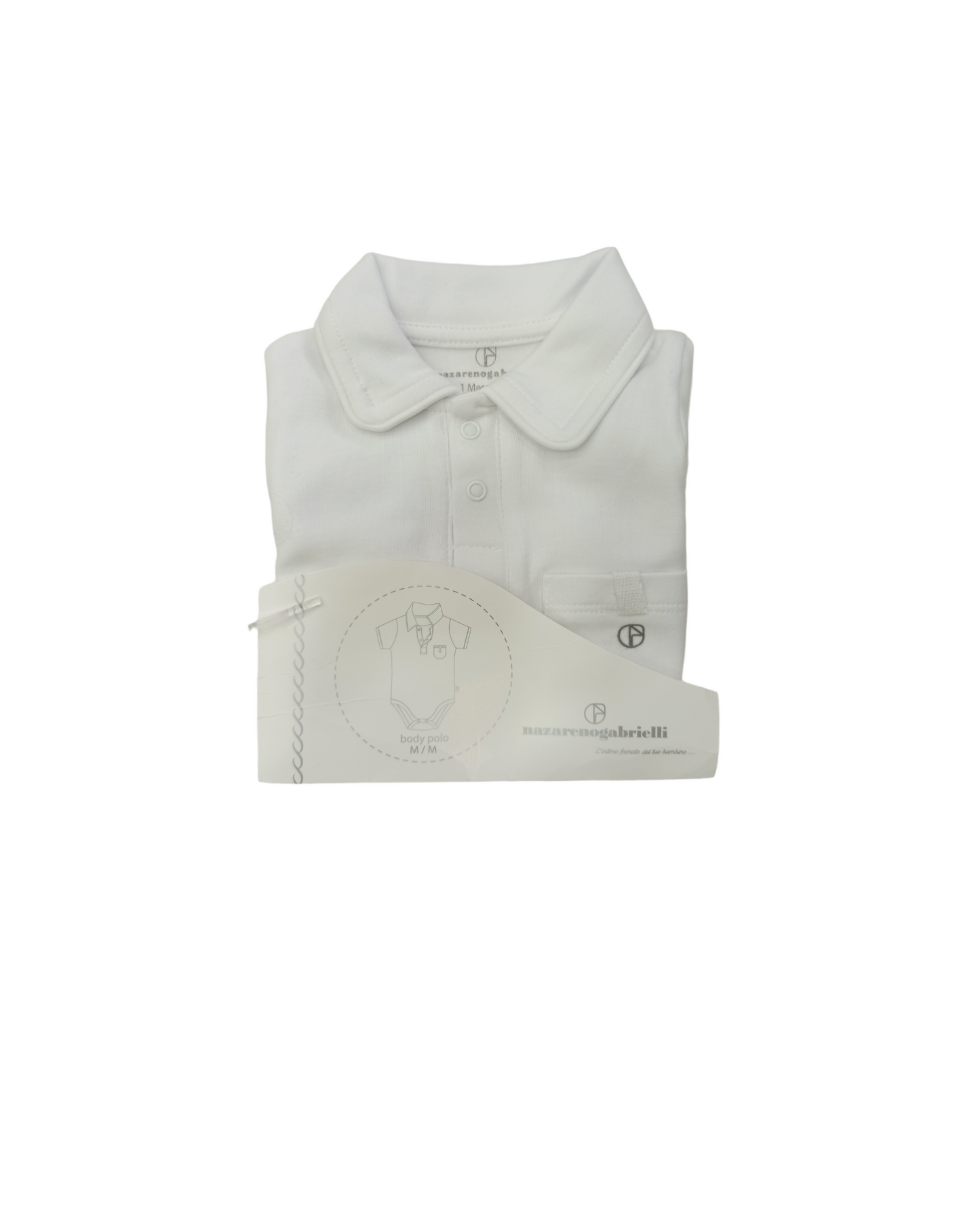 Polo a body cotone M/M NG 225 W