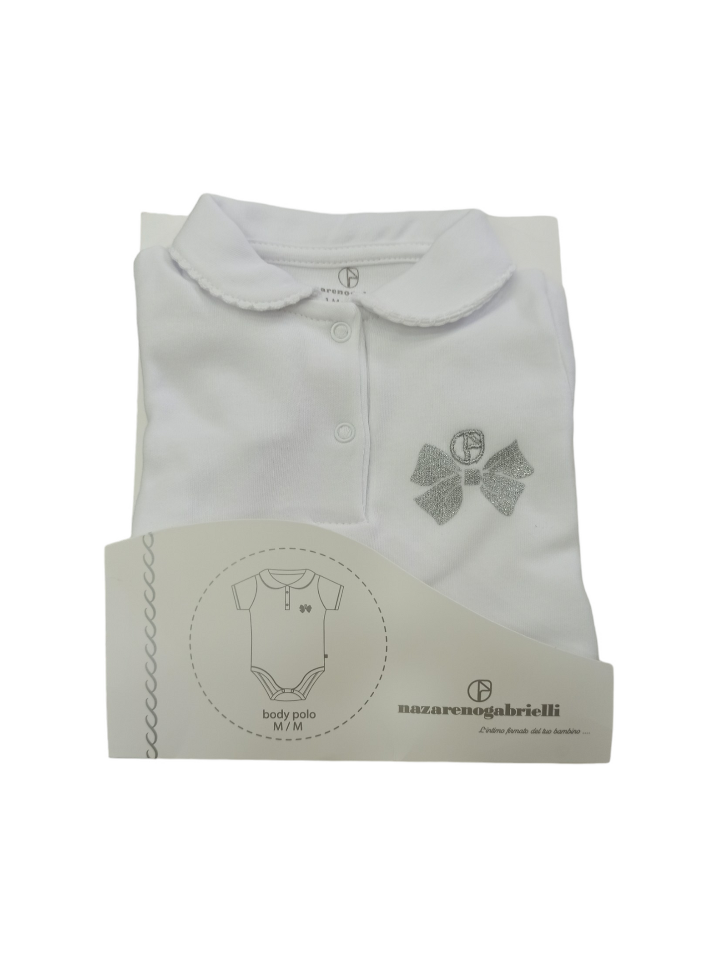 Polo a body cotone M/M NG 224 W/G