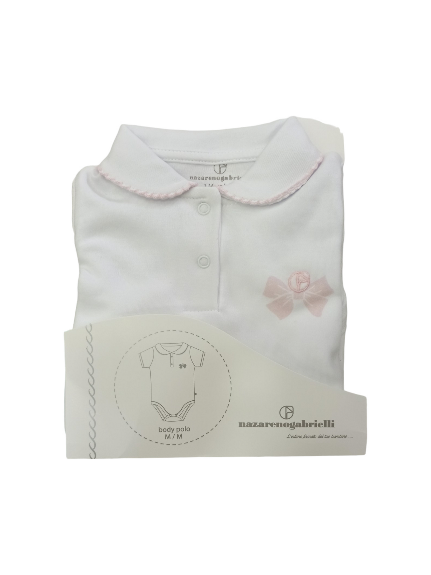Polo a body cotone M/M NG 224 W/P