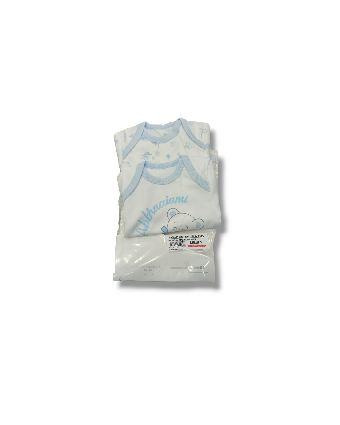 Coppia Body americano caldo cotone M/M NG 209 A
