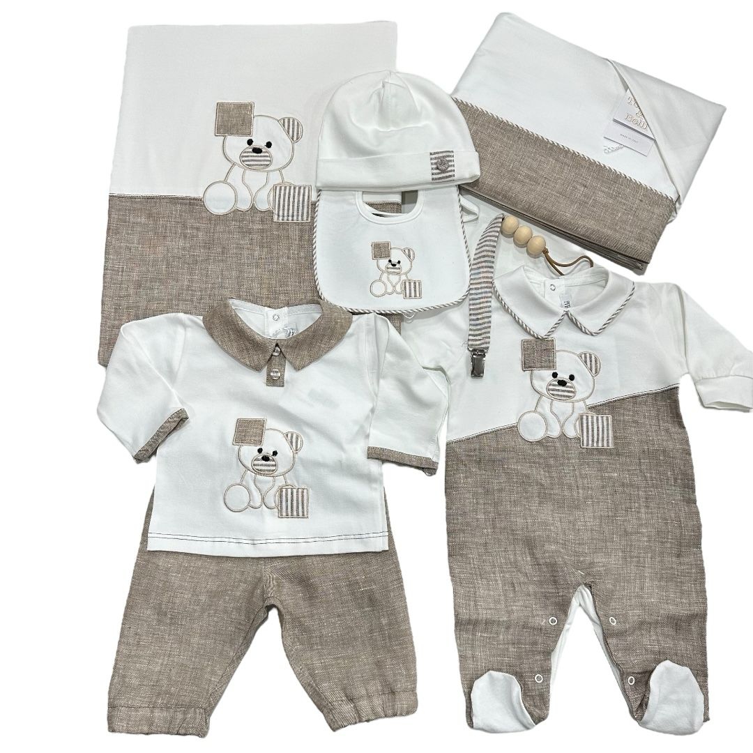 Completo clinico nascita cotone Teneri & Belli TS 251