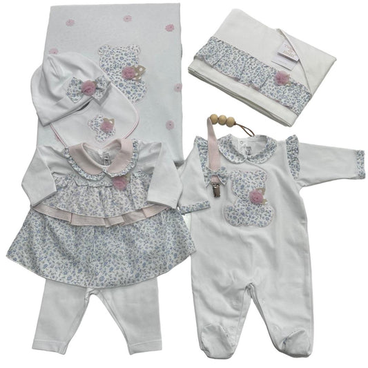 Set lenzuola cotone culla Teneri & Belli TL 256