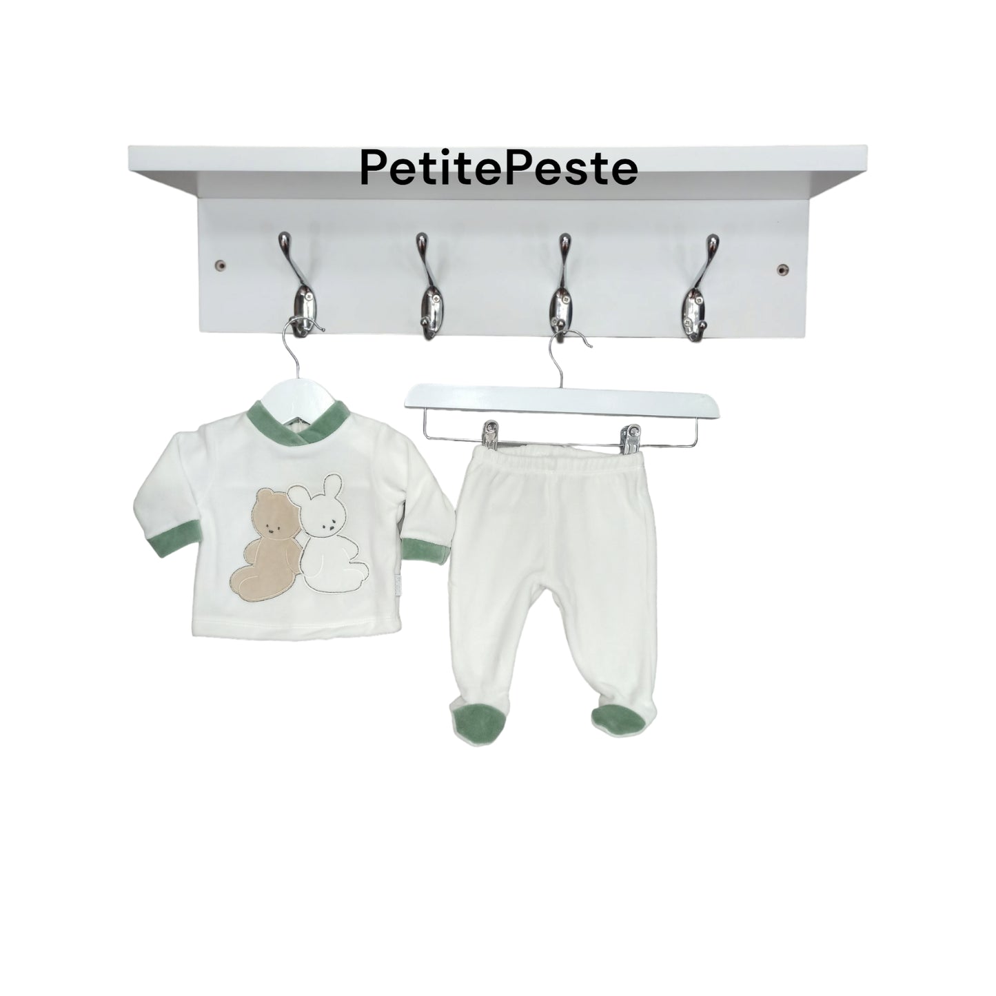 Completo clinico nascita ciniglia neutro Les Jolies LJ 434-3 W/G