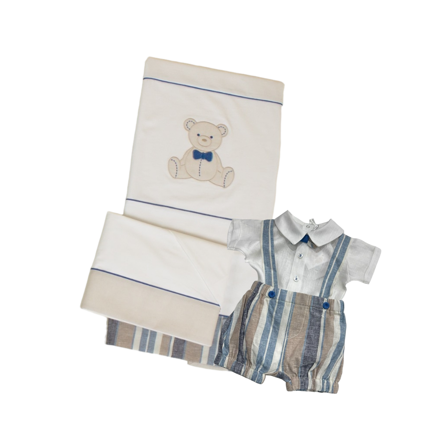 Set lenzuola culla cotone Teneri & Belli TL 257