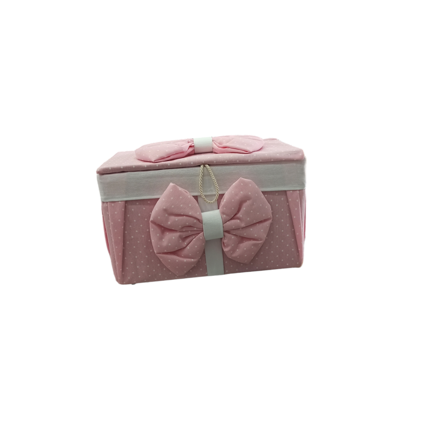 Baule in tessuto con fiocco B 01 P