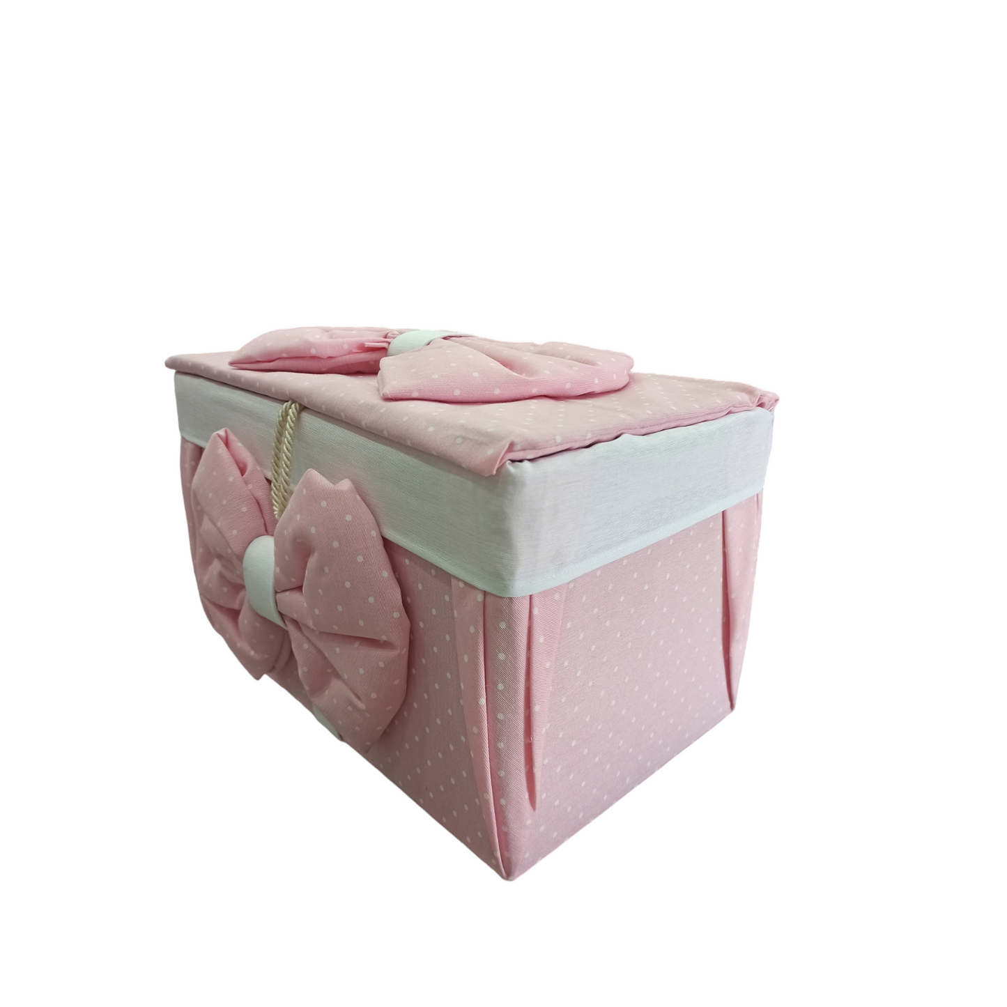 Baule in tessuto con fiocco B 01 P