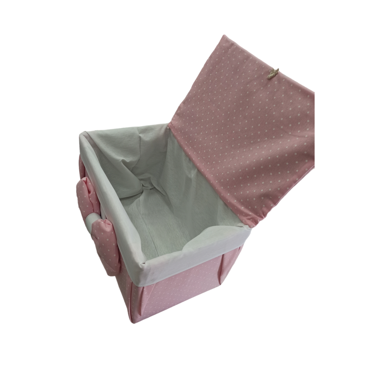 Baule in tessuto con fiocco B 01 P