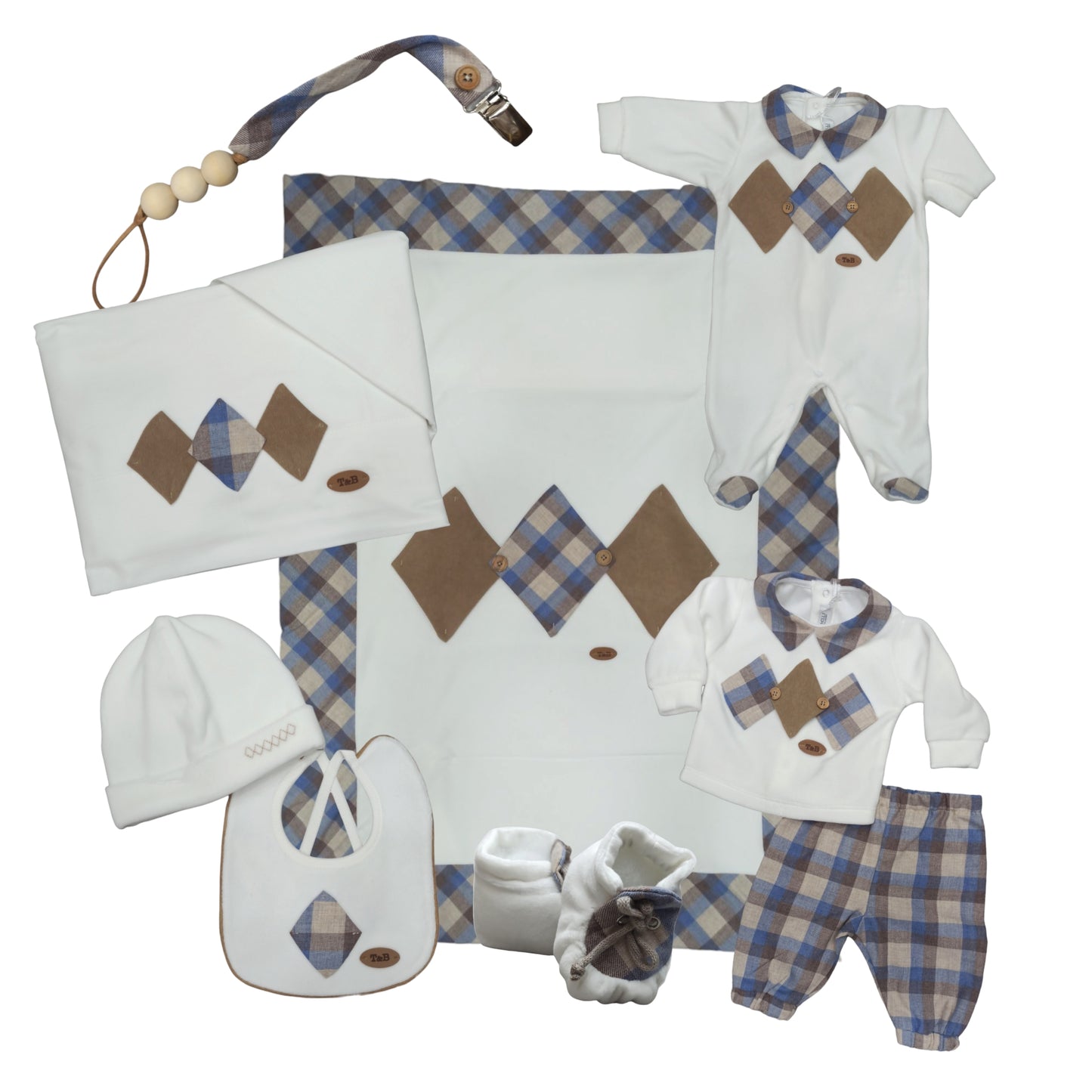 Set lenzuola cotone culla Teneri & Belli TL 305