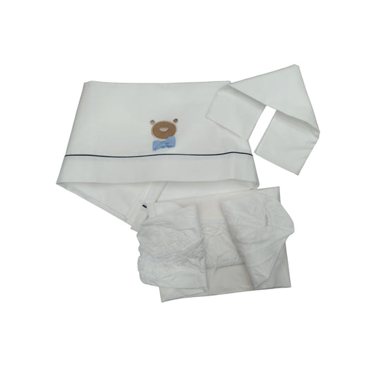 Set lenzuola cotone culla Teneri & Belli TL 307