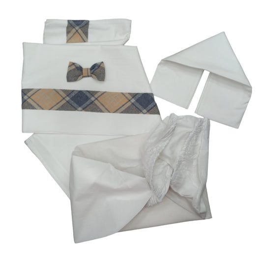 Set lenzuola cotone culla Teneri & Belli TL 311