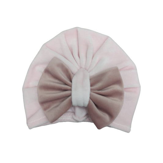 Coordinato cappello e bavetta ciniglia Teneri & Belli TR 302