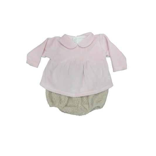 Pagliaccetto ciniglia e pelliccia Teneri & Belli TP 304