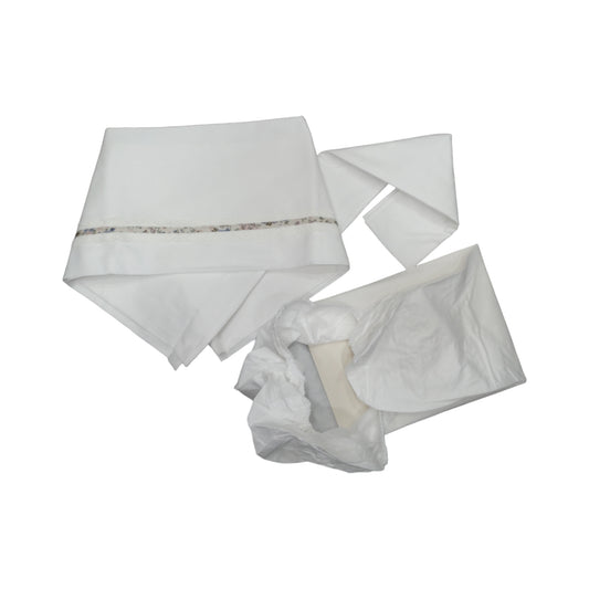 Set lenzuola cotone culla Teneri & Belli TL 306