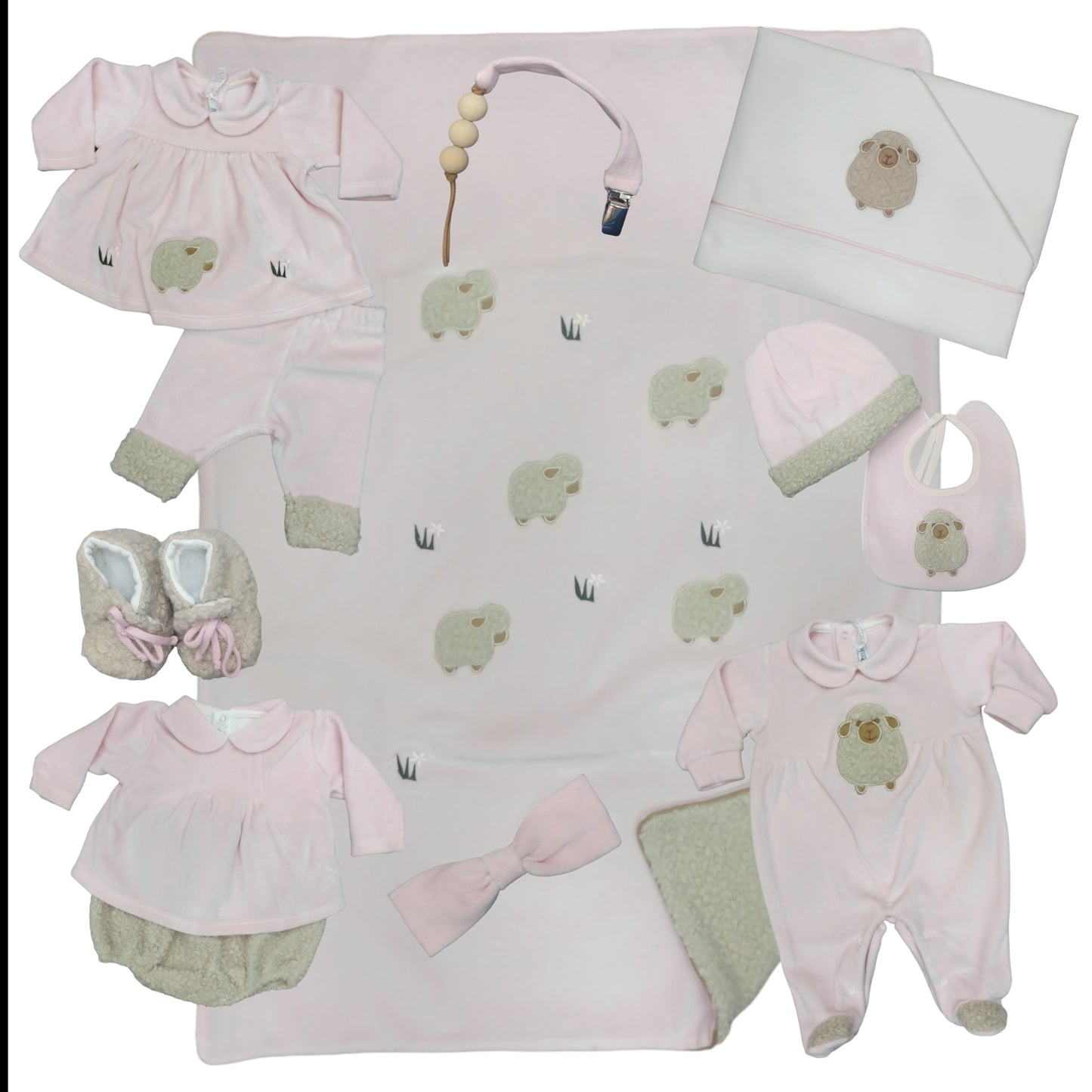 Set lenzuola cotone culla Teneri & Belli TL 304