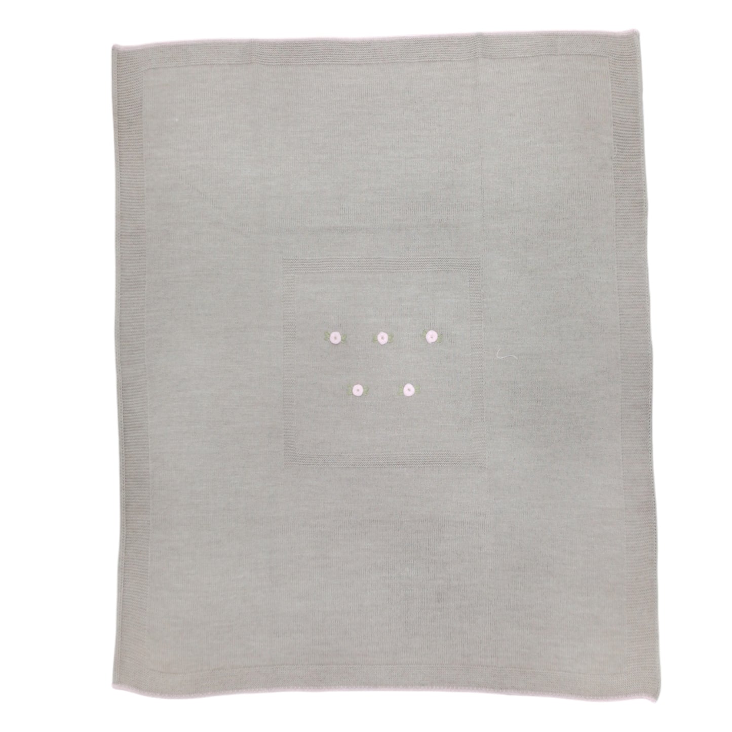 Coperta in lana ricamata Teneri & Belli TC 308