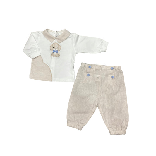 Completo clinico cotone nascita Teneri & Belli TS 157