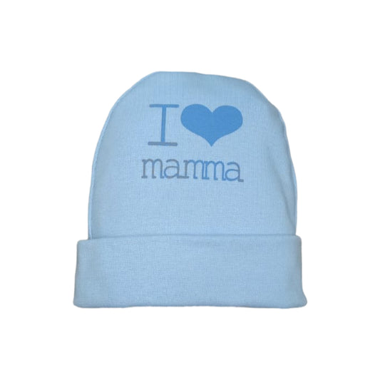 Cappellino cotone nascita Nancy I Love Mamma 1662/2 A