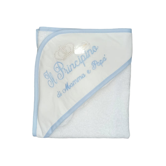 Accappatoio spugna ricamato Nancy Baby 490/2 A