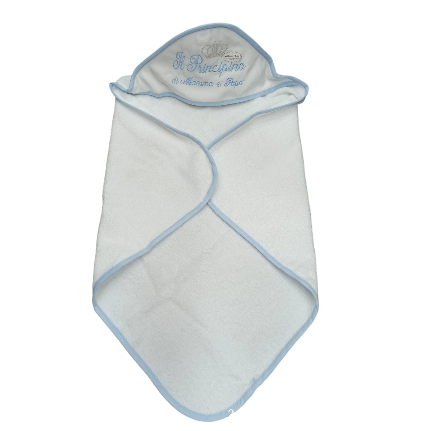 Accappatoio spugna ricamato Nancy Baby 490/2 A