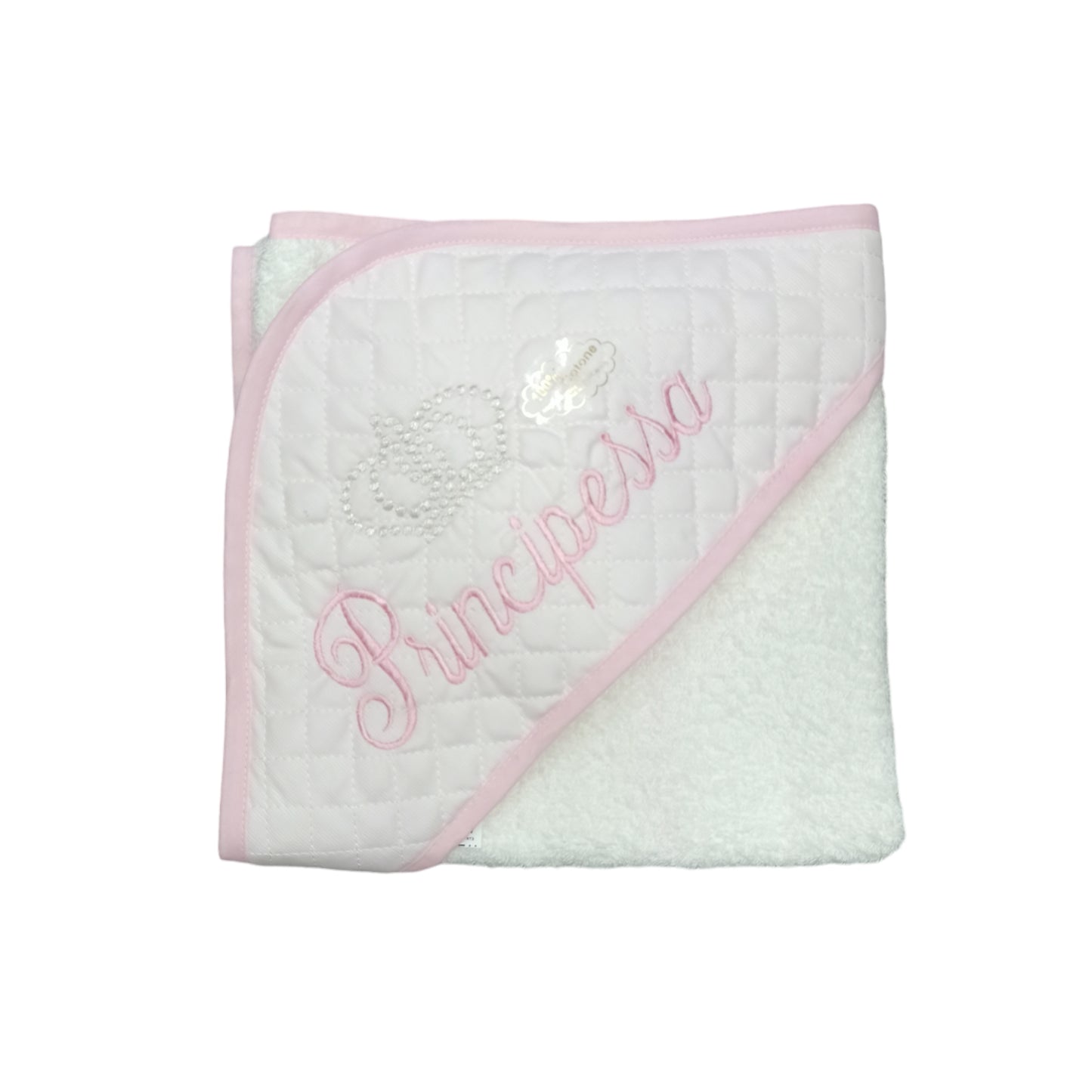 Accappatoio spugna ricamato Nancy Baby 490 P