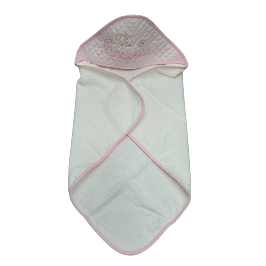 Accappatoio spugna ricamato Nancy Baby 490 P