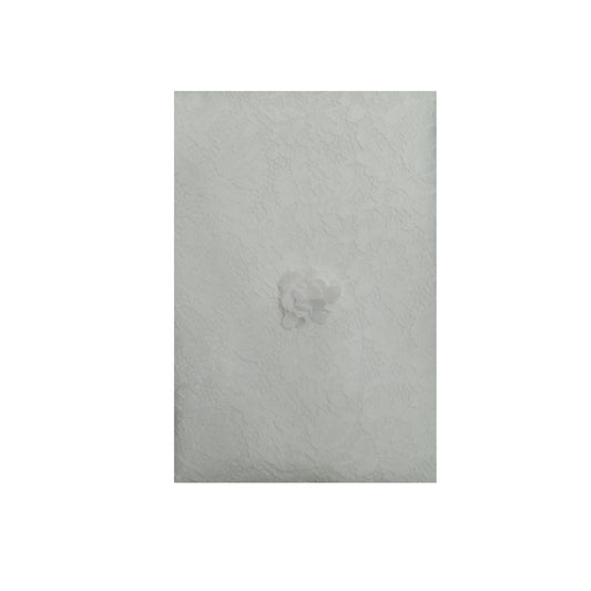 Piumoncino culla ciniglia ricamato Nazareno Gabrielli NG 2230-3 W