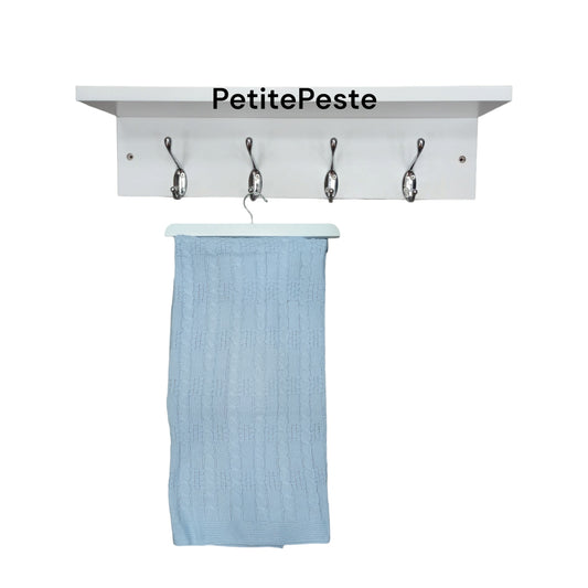 Coperta culla lana treccia Nazareno Gabrielli NG 471 A