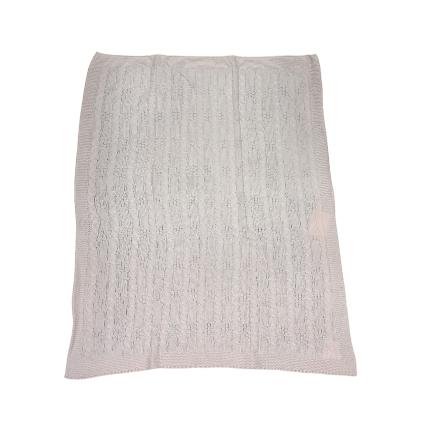 Coperta culla lana treccia Nazareno Gabrielli NG 471 P