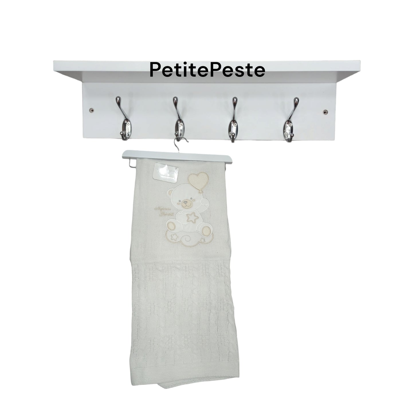 Coperta in lana ricamata Nazareno Gabrielli NG 473 W
