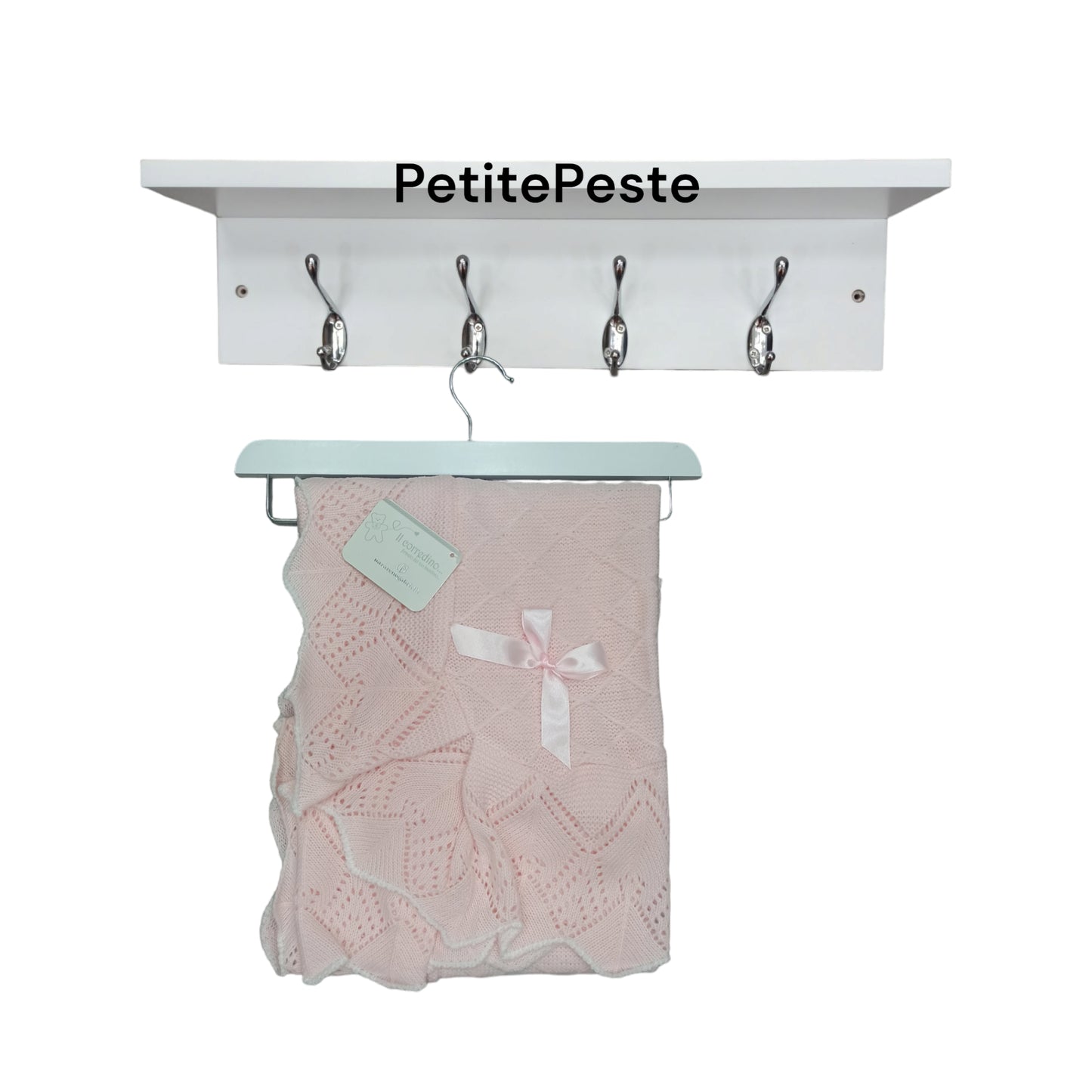 Coperta in lana ricamata Nazareno Gabrielli NG 478 P