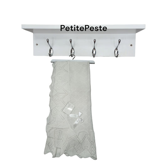 Coperta in lana ricamata Nazareno Gabrielli NG 478 W