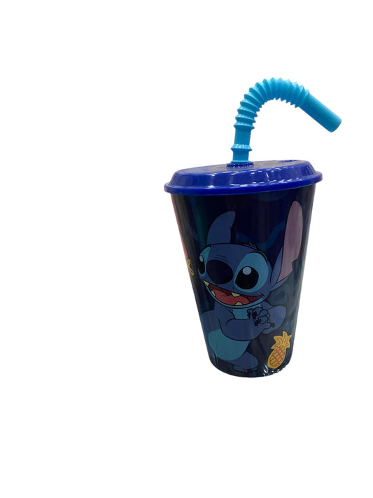 Bicchiere in plastica con cannuccia Stitch 4