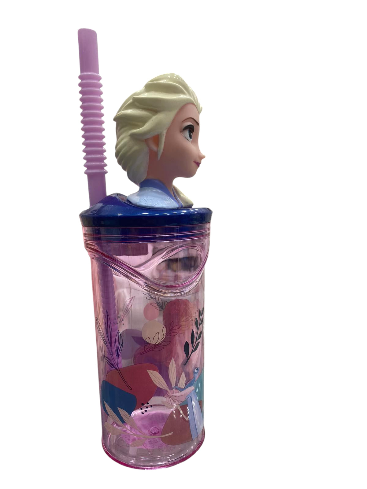 Bicchiere con cannuccia Frozen