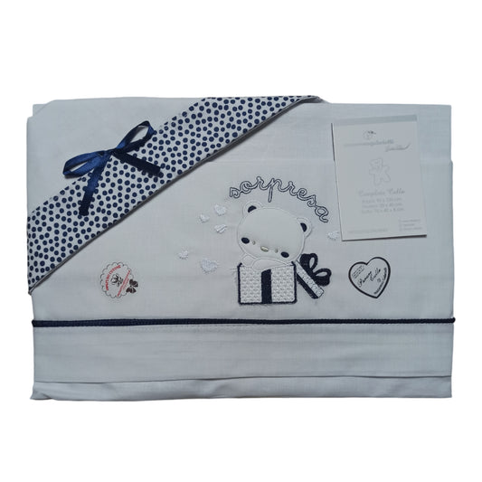 Composè culla cotone Nazareno Gabrielli NG 91-31 BL