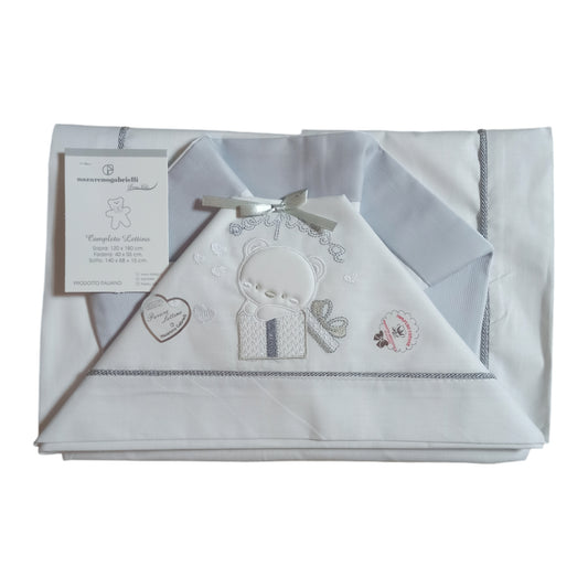 Composè lenzuola lettino cotone Nazareno Gabrielli NG 101-31 G