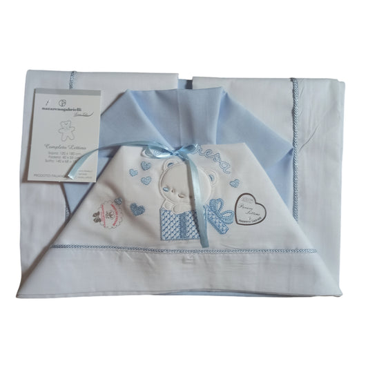 Composè lenzuola lettino cotone Nazareno Gabrielli NG 101-31 A