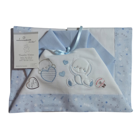 Composè lenzuola lettino cotone Nazareno Gabrielli NG 101-33 A