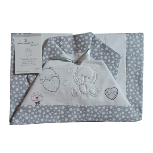 Composè lenzuola lettino cotone Nazareno Gabrielli NG 101-33 G