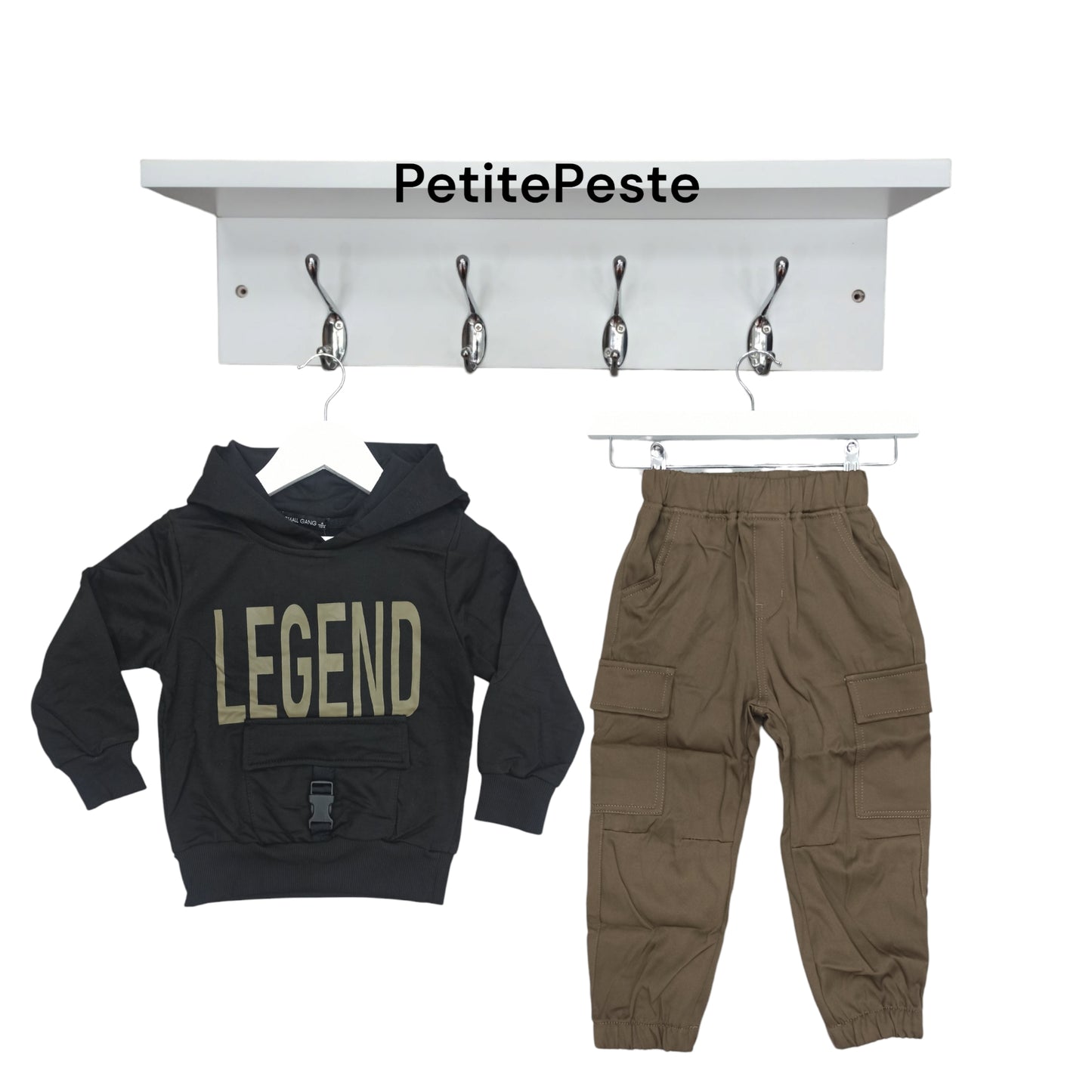 Completo tuta caldo cotone Small Gang S-9320 N