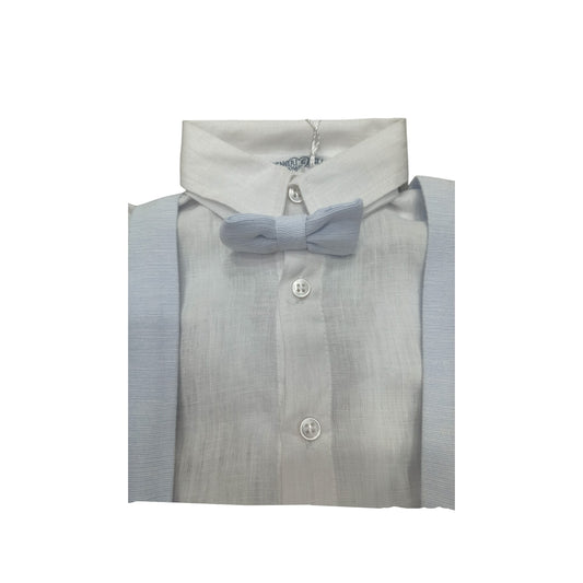 Salopette corta con camicia a body Teneri & Belli T 166