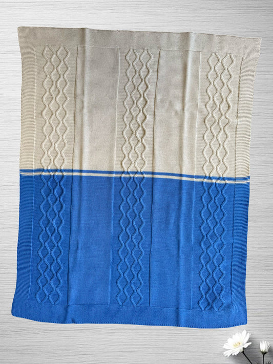 Coperta in lana ricamata Teneri & Belli TC 411