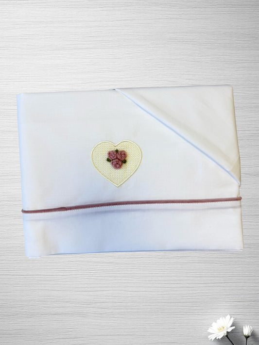 Set lenzuola cotone culla Teneri & Belli TL 402