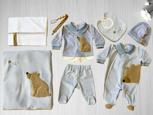 Set lenzuola cotone culla Teneri & Belli TL 401