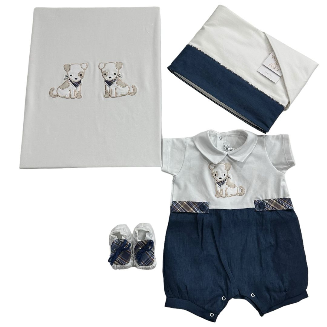 Pagliaccetto nascita cotone Teneri & Belli TP 253