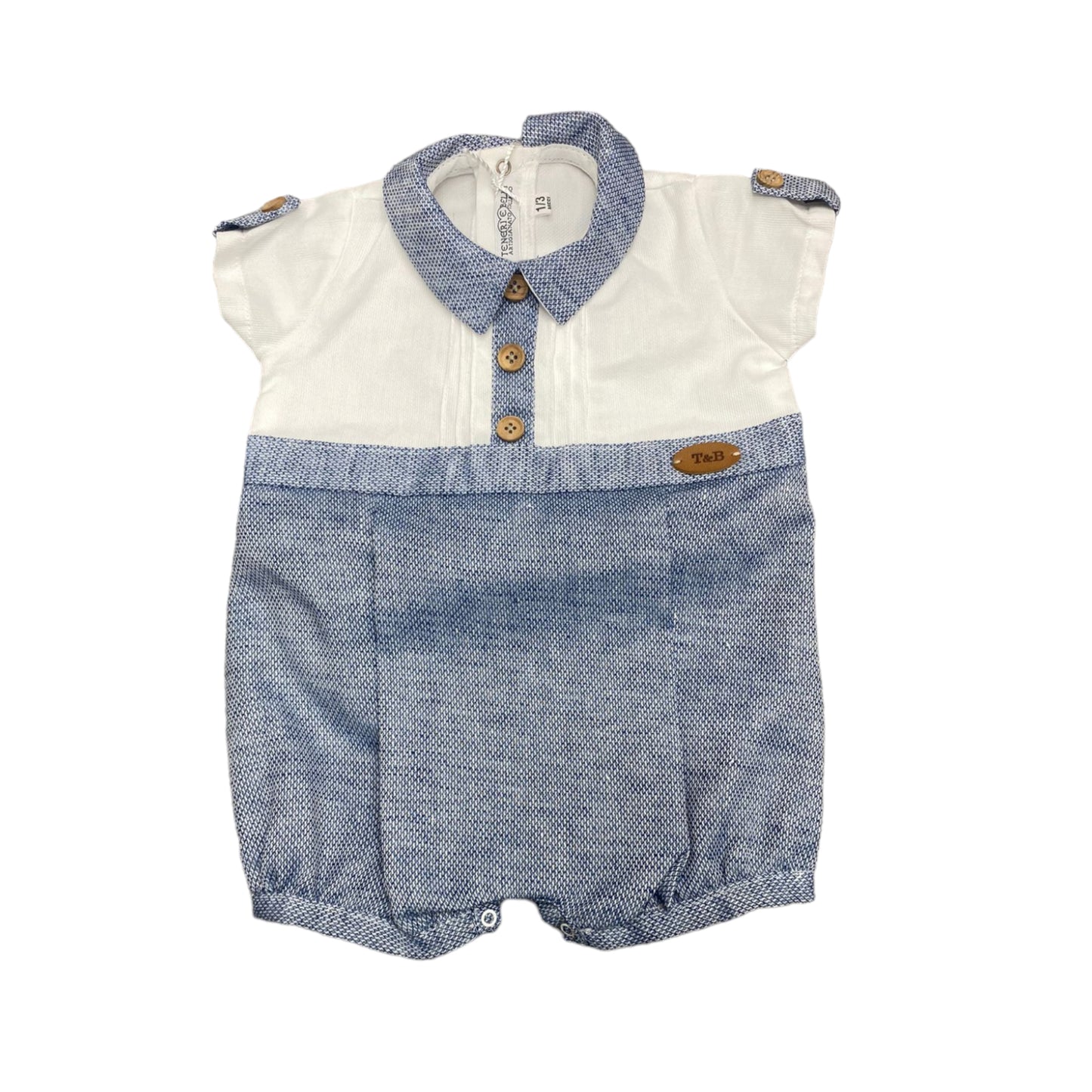 Pagliaccetto nascita cotone Teneri & Belli TP 957