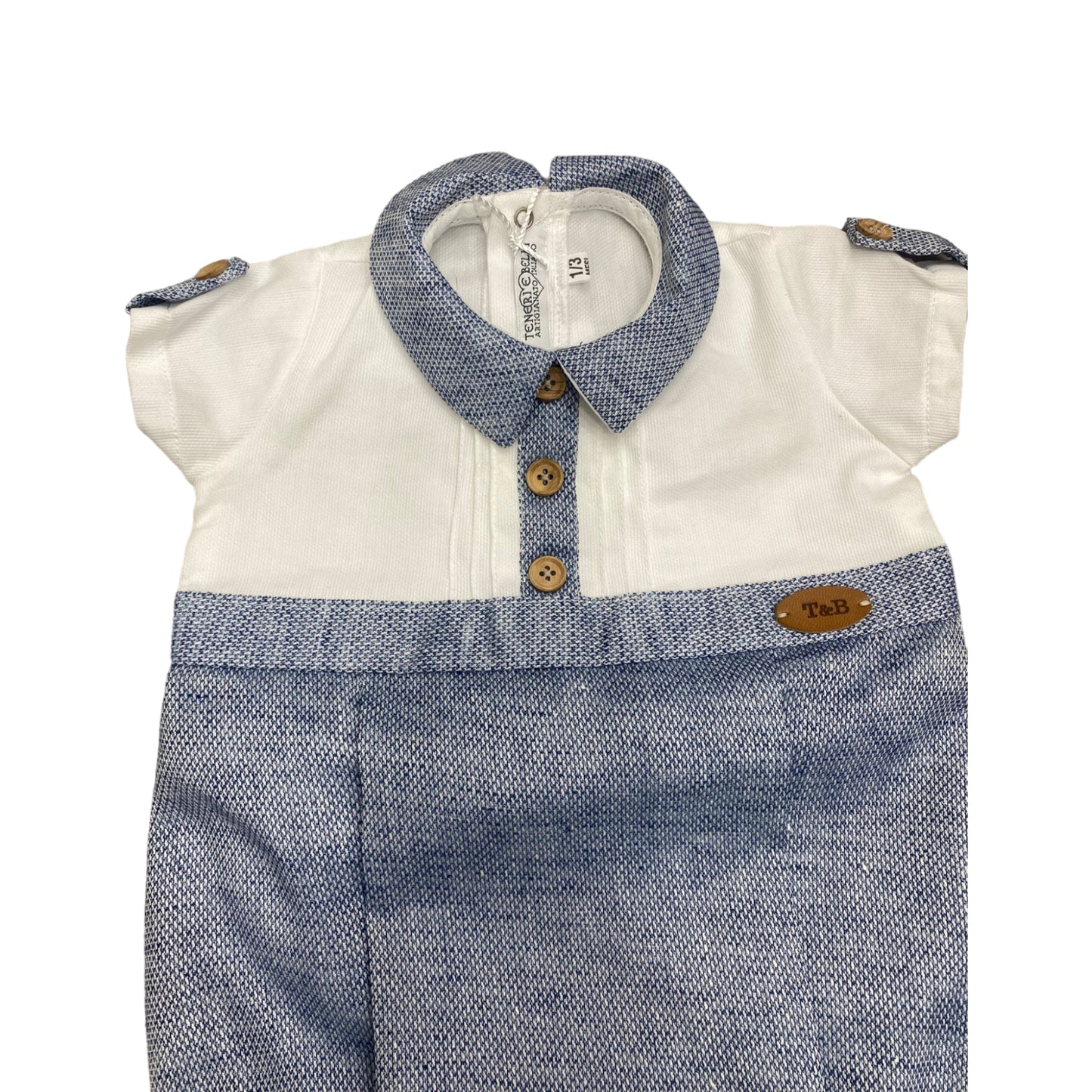 Pagliaccetto nascita cotone Teneri & Belli TP 957