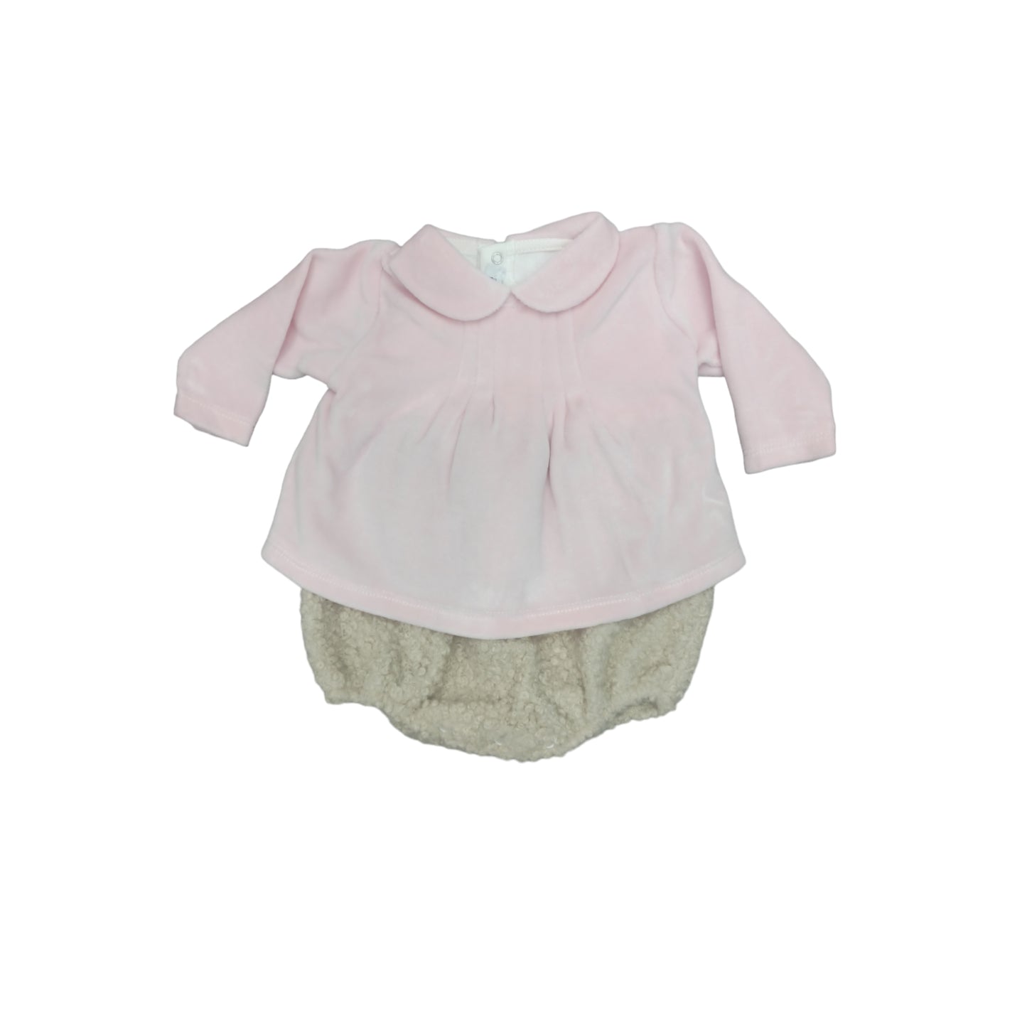 Pagliaccetto ciniglia e pelliccia Teneri & Belli TP 304