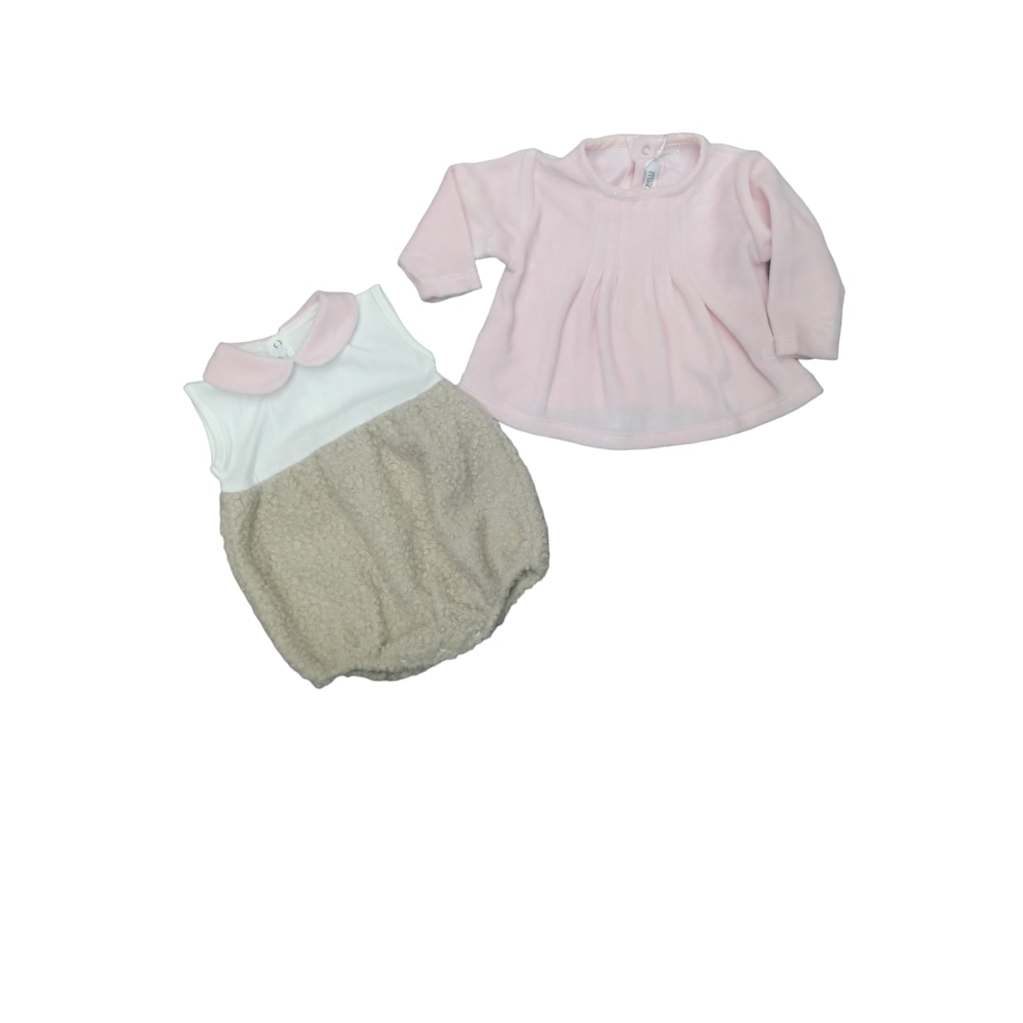 Pagliaccetto ciniglia e pelliccia Teneri & Belli TP 304