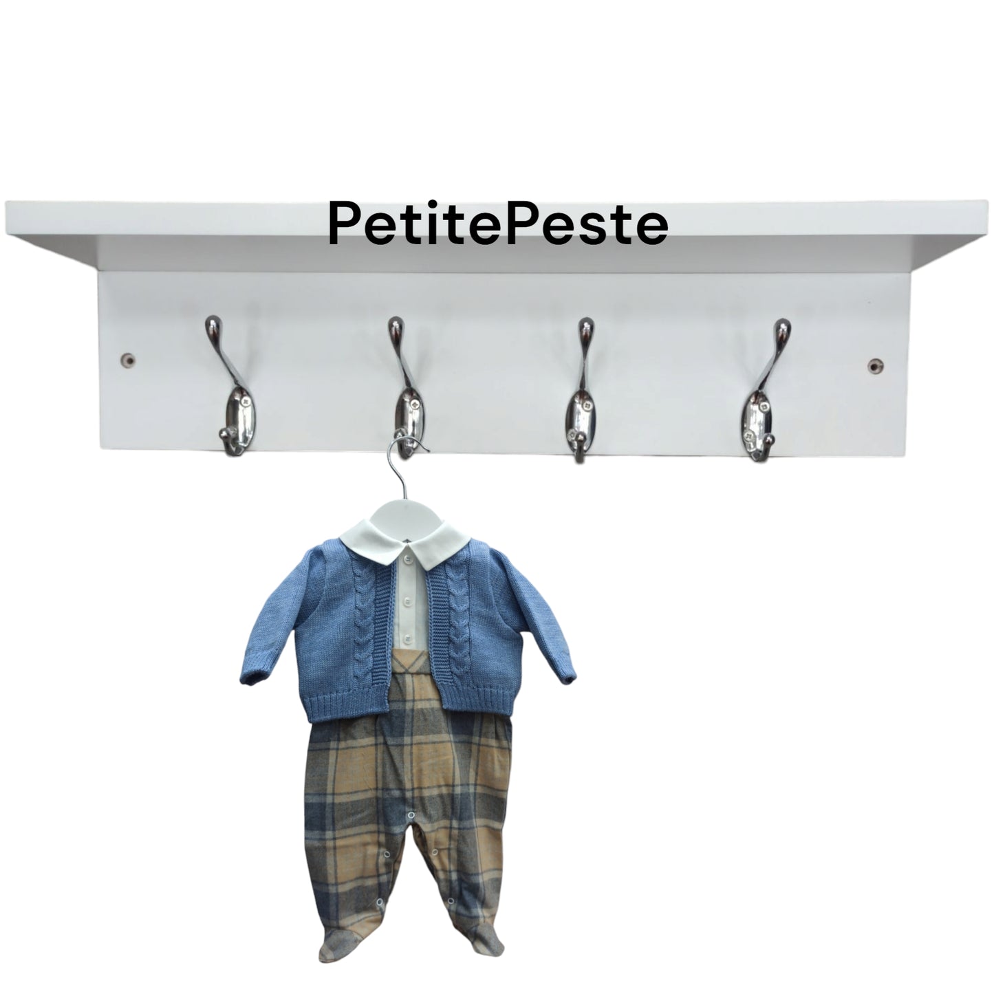 Tutina flanella e lana nascita Teneri & Belli TT 311