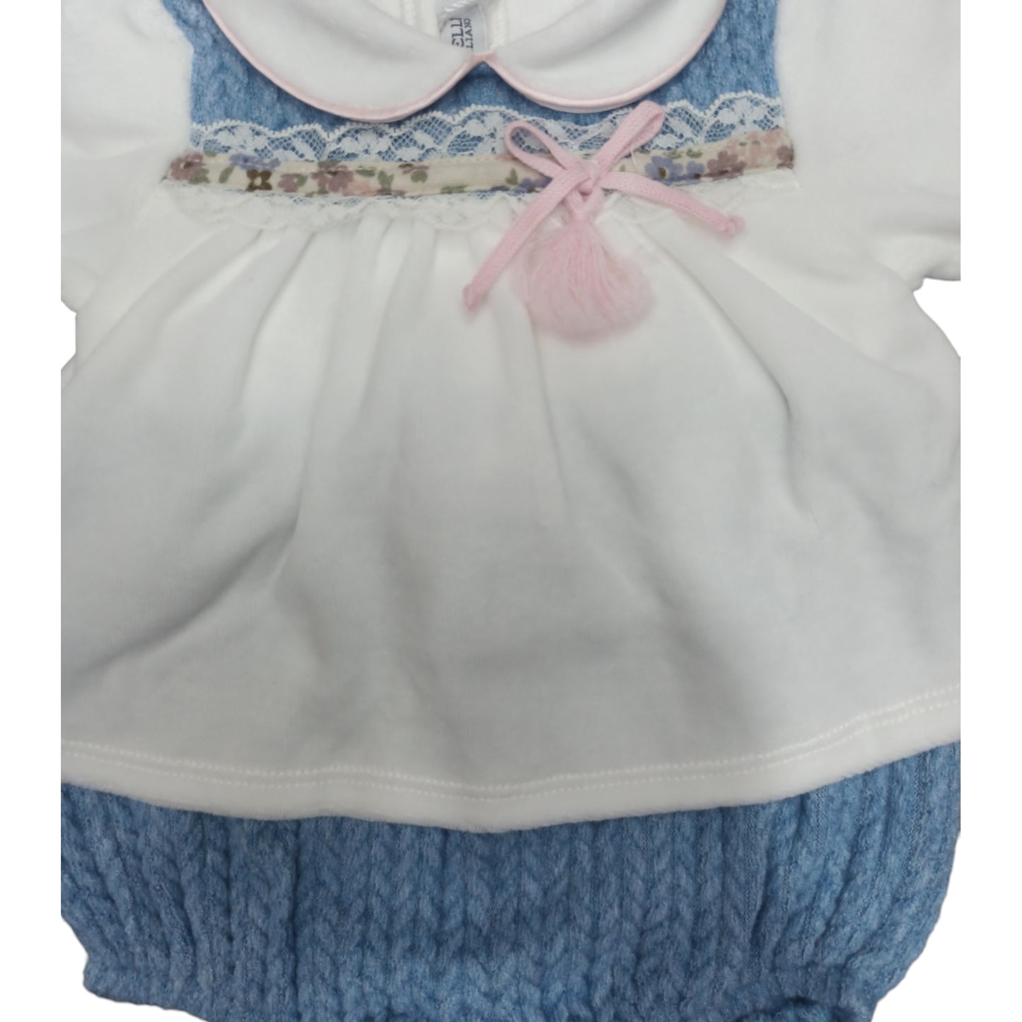 Pagliaccetto ciniglia e pelliccia Teneri & Belli TP 306